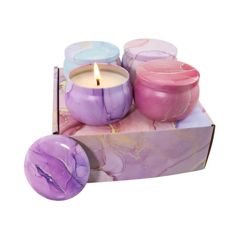 Aromatherapy Soy Wax Scented Candle Gift Set